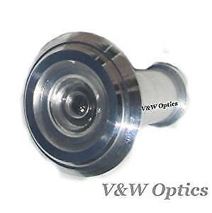 290 Degree Wide Angle Peephole Door Viewer Scope Silver Metal