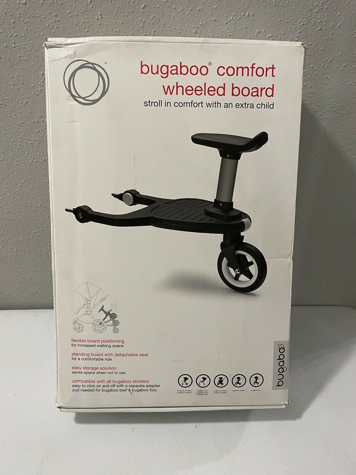 Bugaboo Comfort Wheeled Board With Detachable Seat Niob