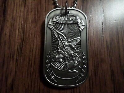 St. Michael Archangel Religious Dog Tag Marine Corps Army Navy Air Force