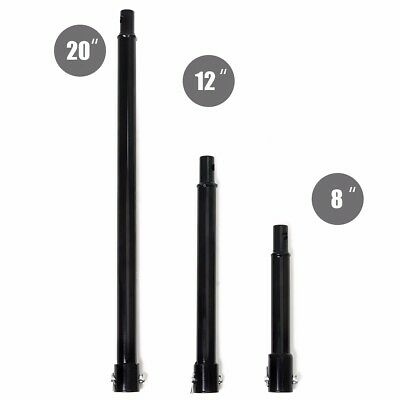 3pc Extension Auger 3 Size 20" 12" 8" Long 3/4" Shaft Gas Post Hole Digger Earth