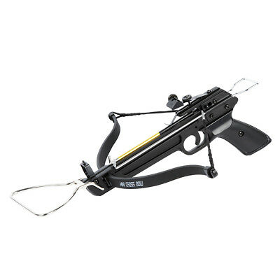 80 Lb Pistol Hunting Archery Crossbow Bow + 15 Bolts / Arrows 150 Lbs