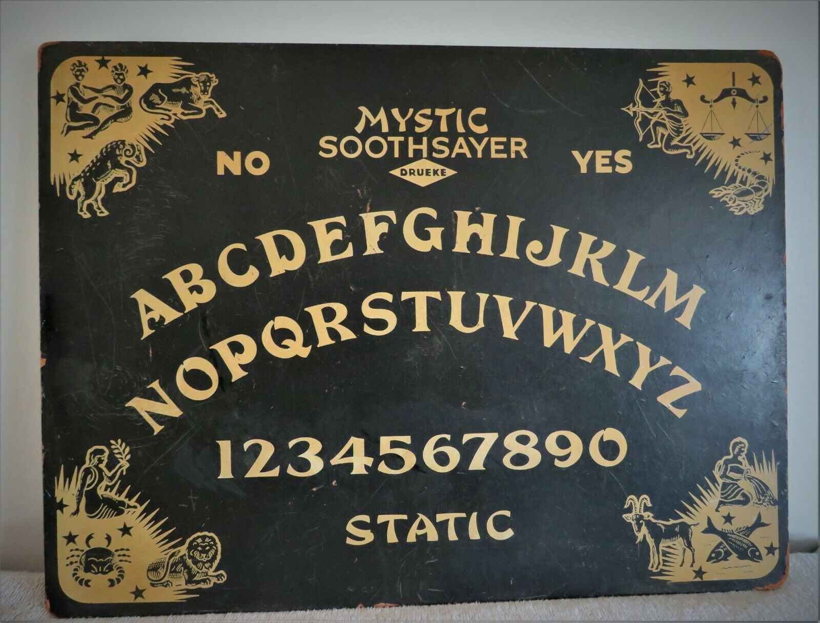 Drueke 1944 Mystic Soothsayer Talking Board Rare Ouija