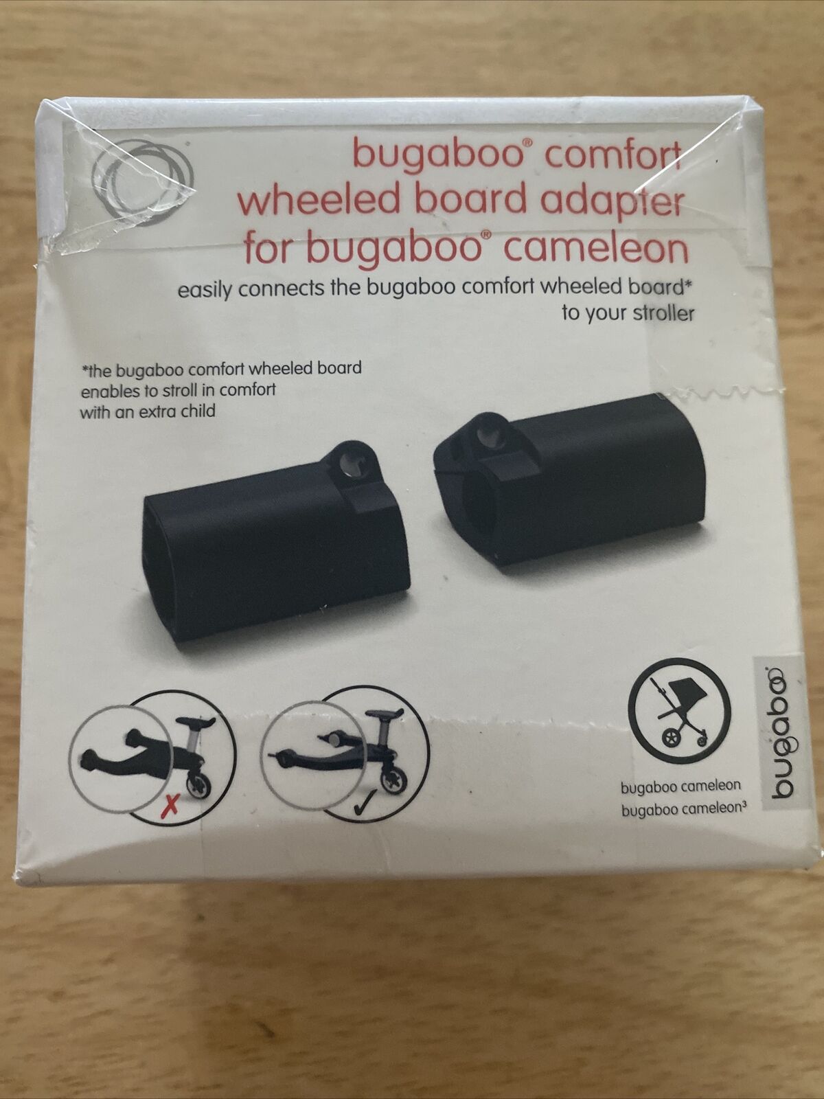 Bugaboo Comfort Wheeled Board Adapter For Cameleon New Open Box