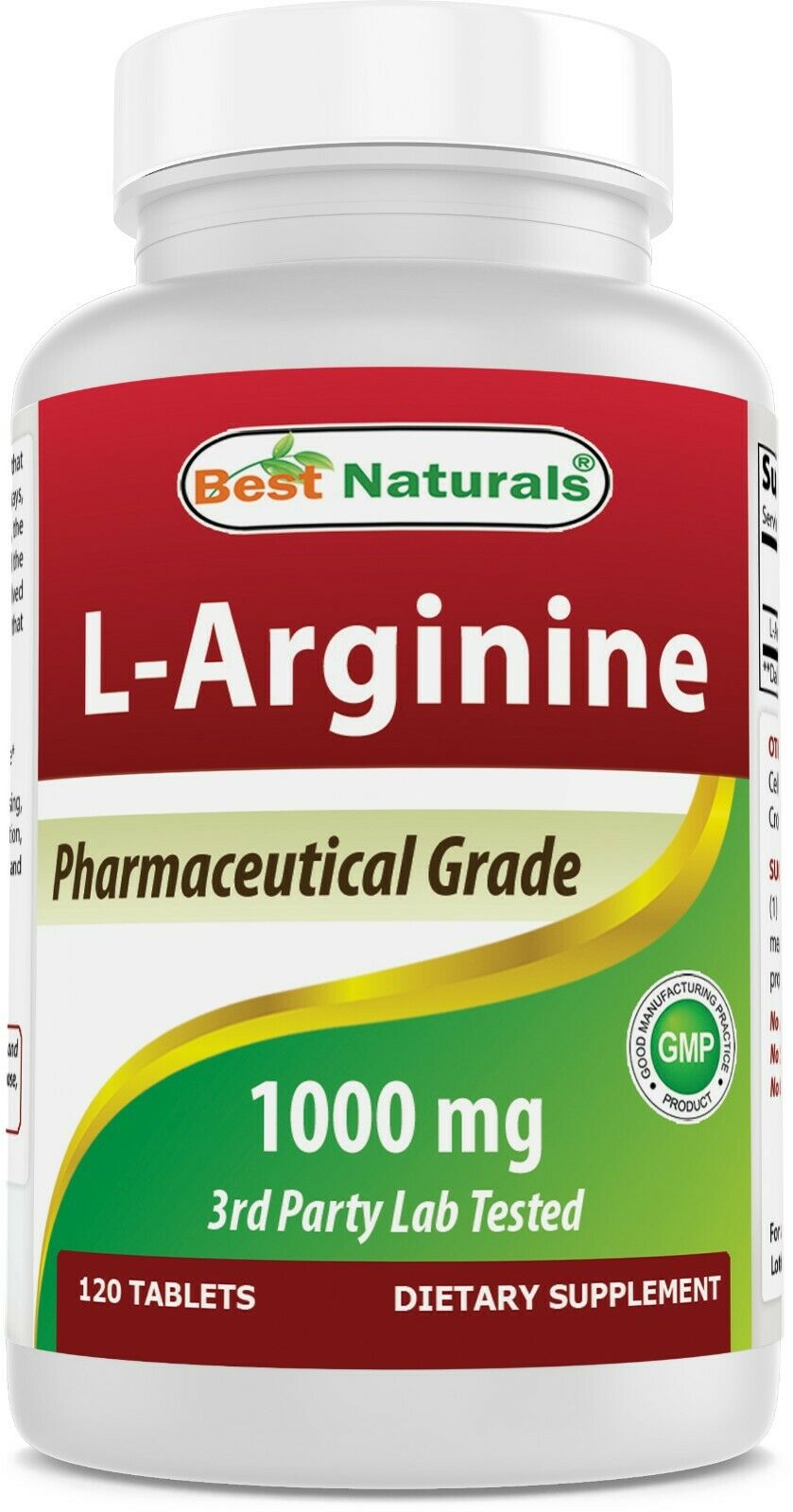 Best Naturals L-arginine Tablet, 1000 Mg, 120 Count