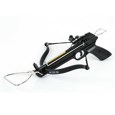 80 Lb Aluminum Pistol Crossbow Bow + 15 Bolts / Arrows 180 175 150 50